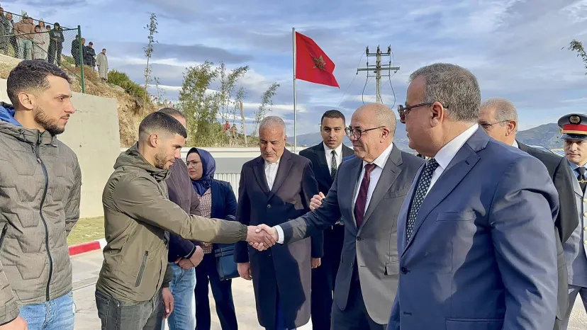 




وزير الفلاحة والصيد البحري والتنمية القروية والمياه والغابات يقوم بزيارة ميدانية إلى إقليم تطوان


